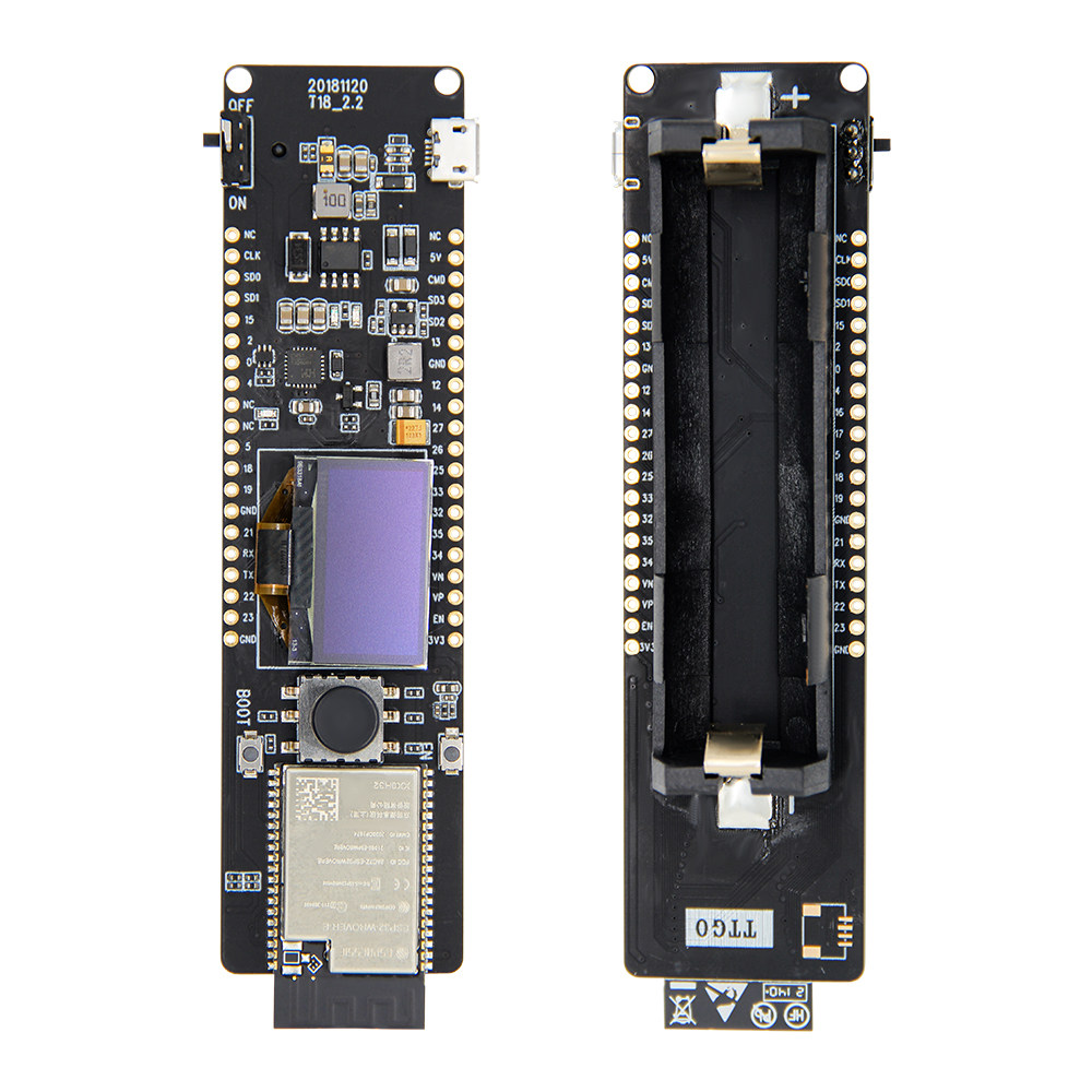 Ttgo Tdisplay - บอร์ดพัฒนา LILYGO TTGO T-Controller ESP32 OLED
