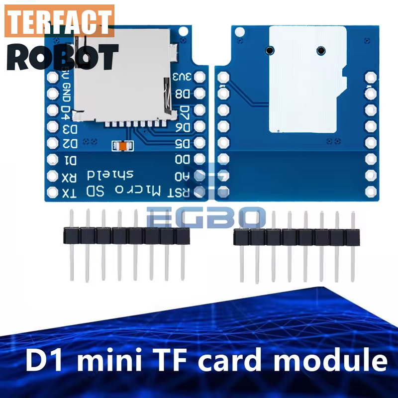 Wemos D1 Mini - โมดูลขยายหน่วยความจำการ์ด Micro SD TF ของ TERFACT