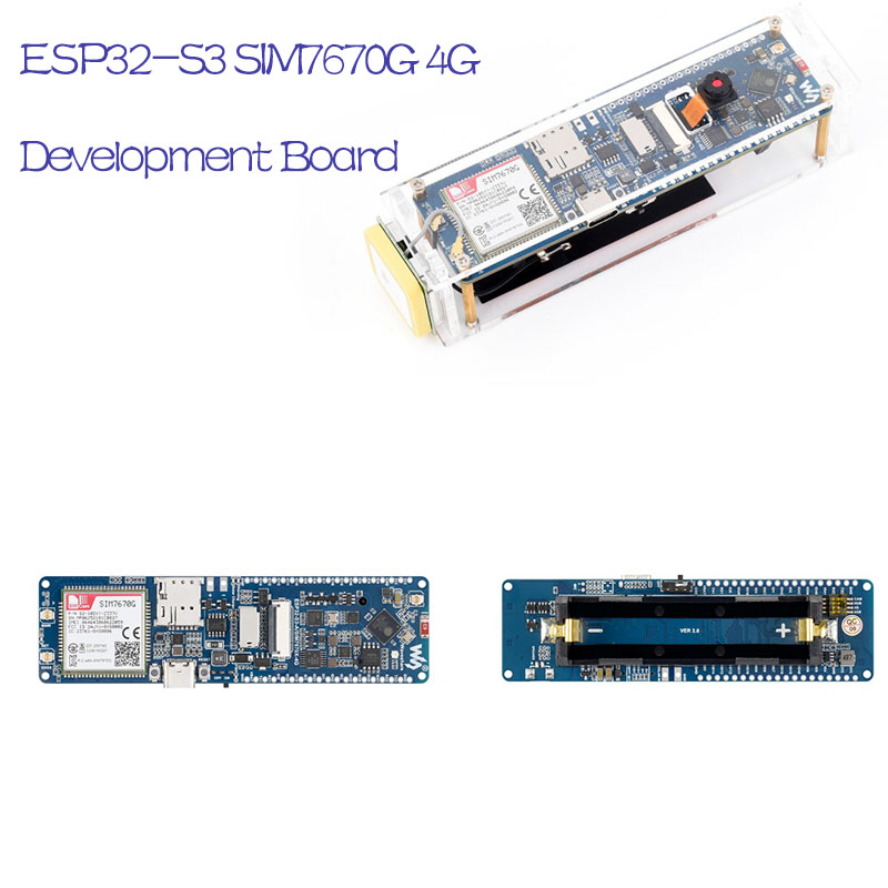 Waveshare Esp32 - ESP32-S3 SIM7670G 4G บอร์ดพัฒนา LTE Cat-1