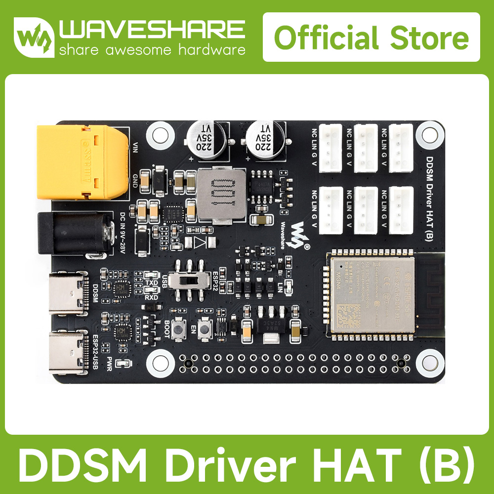 Waveshare Esp32 - บอร์ดควบคุมเซอร์โวมอเตอร์แบบไดเร็กไดรฟ์ Waveshare (B) รวม ESP32 และวงจรควบคุม