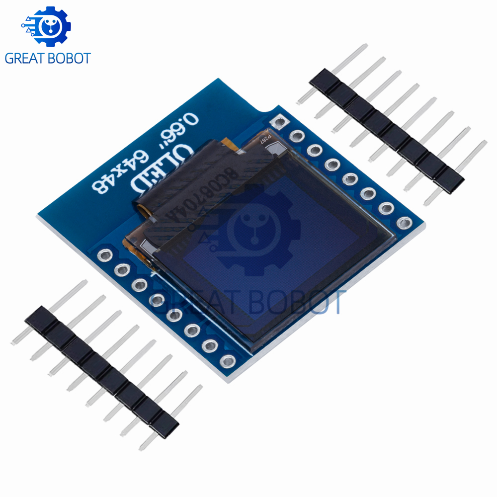 โมดูลหน้าจอ OLED ขนาด 0.66 นิ้ - Wemos D1 Mini บทวิจารณ์และราคา