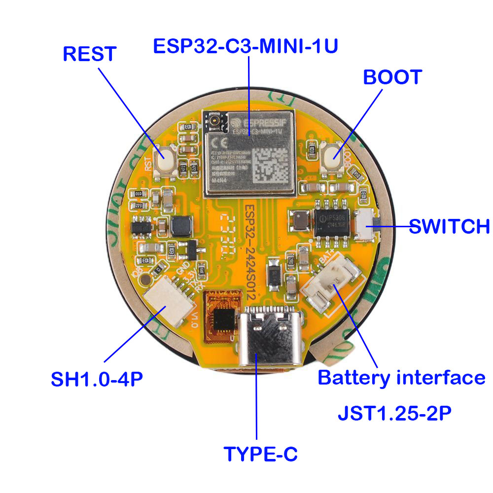 จอแสดงผล ESP32 1.28นิ้ว ESP32- - Doit Esp32 บทวิจารณ์และราคา