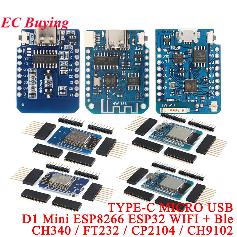 10 ชิ้น/1 ชิ้น WeMos LOLIN D1  - D1 Mini Pro บทวิจารณ์และราคา