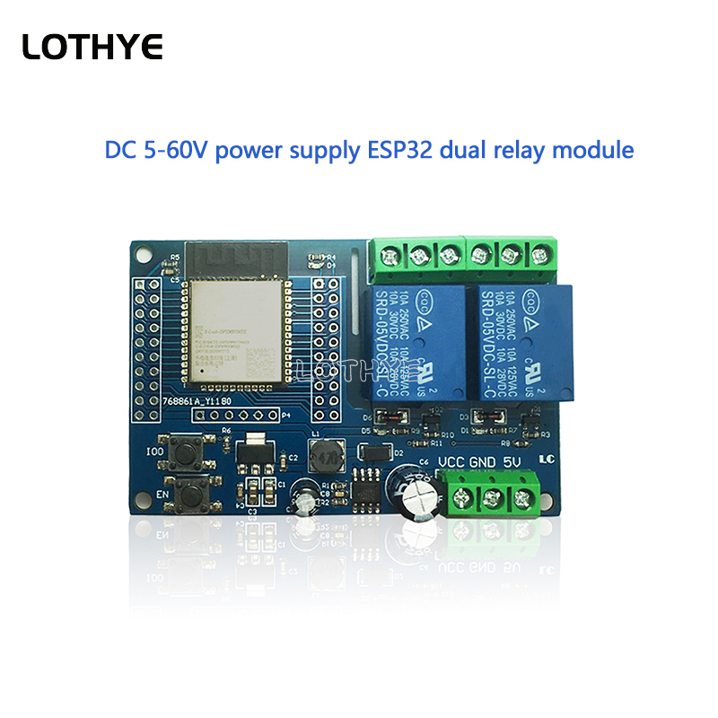โมดูลรีเลย์ ESP32 แบบสองช่องสั - Doit Esp32 บทวิจารณ์และราคา