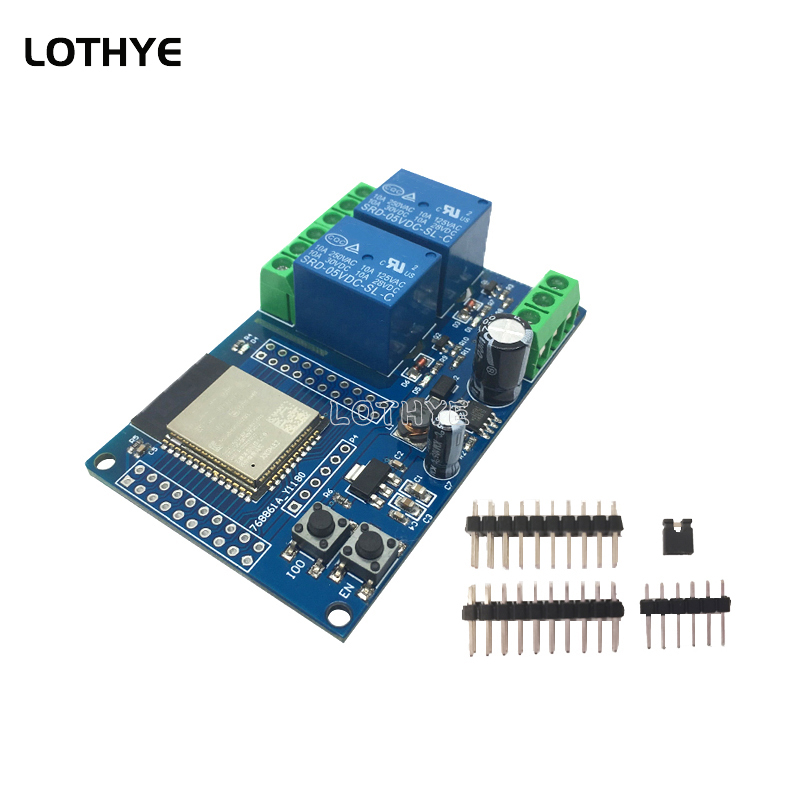 โมดูลรีเลย์ ESP32 แบบสองช่องสั - Doit Esp32 บทวิจารณ์และราคา