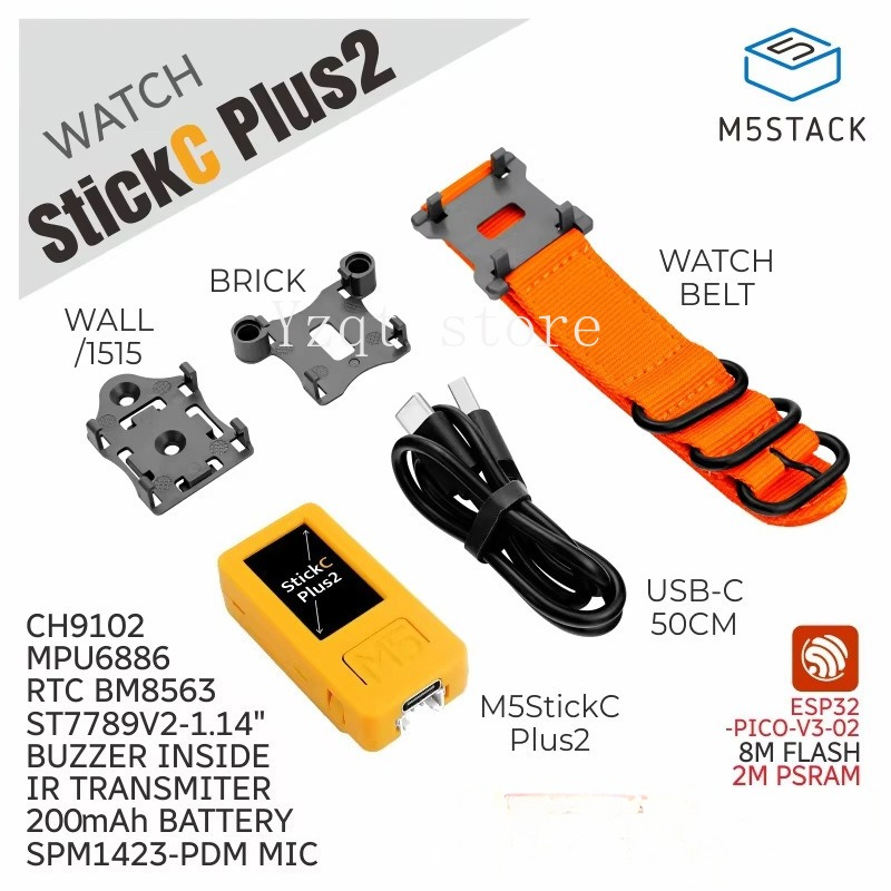 M5StickC-Plus2 อุปกรณ์เสริมนาฬ - M5Stickc บทวิจารณ์และราคา