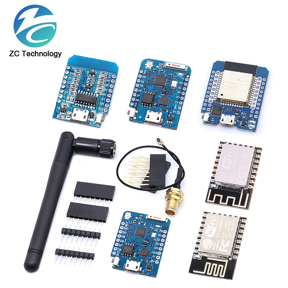 ESP8266 ESP-12 ESP-12F CH340G  - Wemos D1 Mini บทวิจารณ์และราคา