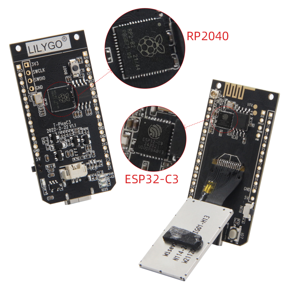 LILYGO® T-PicoC3 picopro โมดูล - Devkitc บทวิจารณ์และราคา