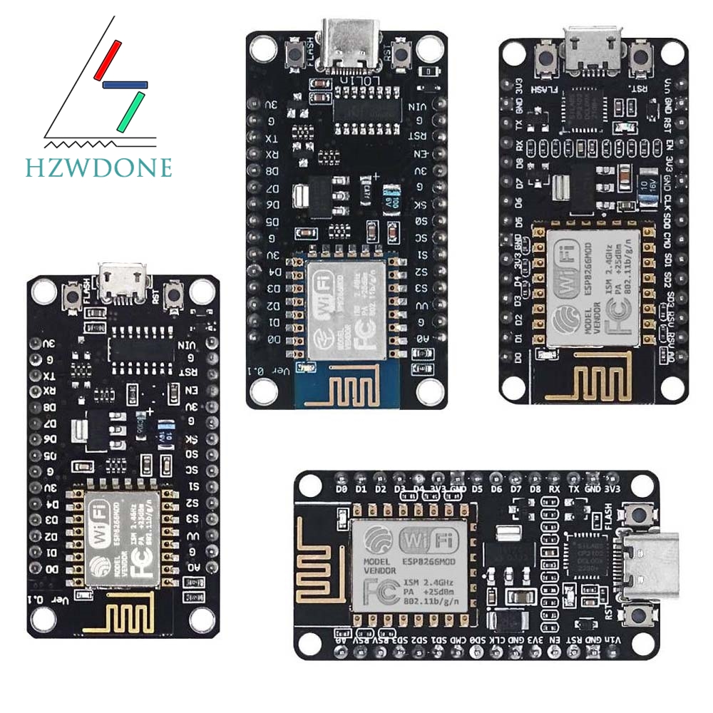 โมดูลไร้สาย CH340 CP2102 NodeM - Nodemcuv2 บทวิจารณ์และราคา