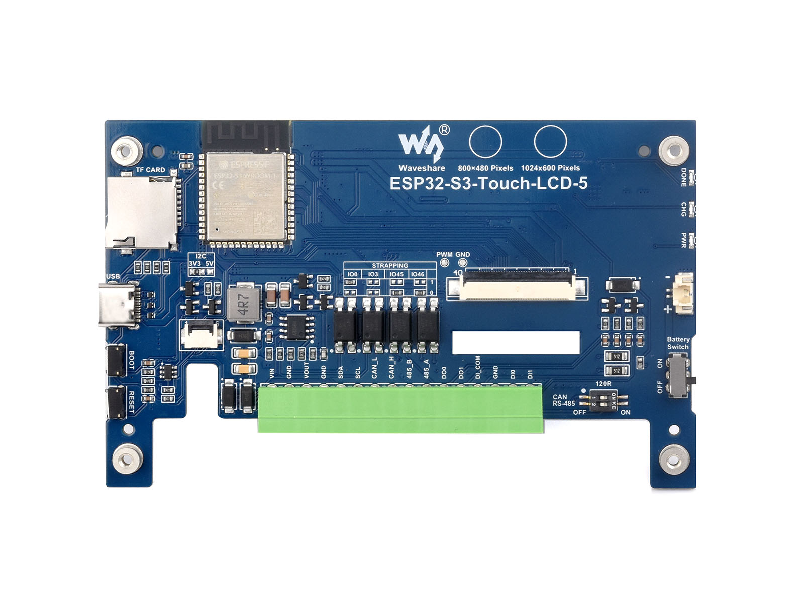 บอร์ดพัฒนาหน้าจอสัมผัสแบบคาปาซ - Waveshare Esp32 บทวิจารณ์และราคา