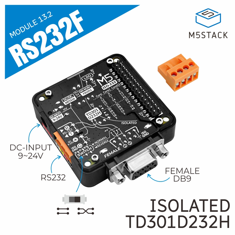 M5Stack อย่างเป็นทางการ RS232  - M5Stack บทวิจารณ์และราคา
