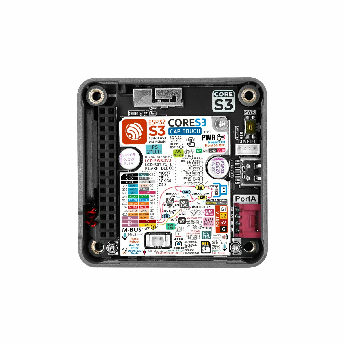 M5Stack CoreS3 Lite Programmab - Doit Esp32 บทวิจารณ์และราคา